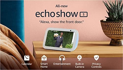 All-new Echo Show 5 (3rd Gen, 2023 release) | Smart display with deeper bass and clearer sound | ... | Amazon (US)