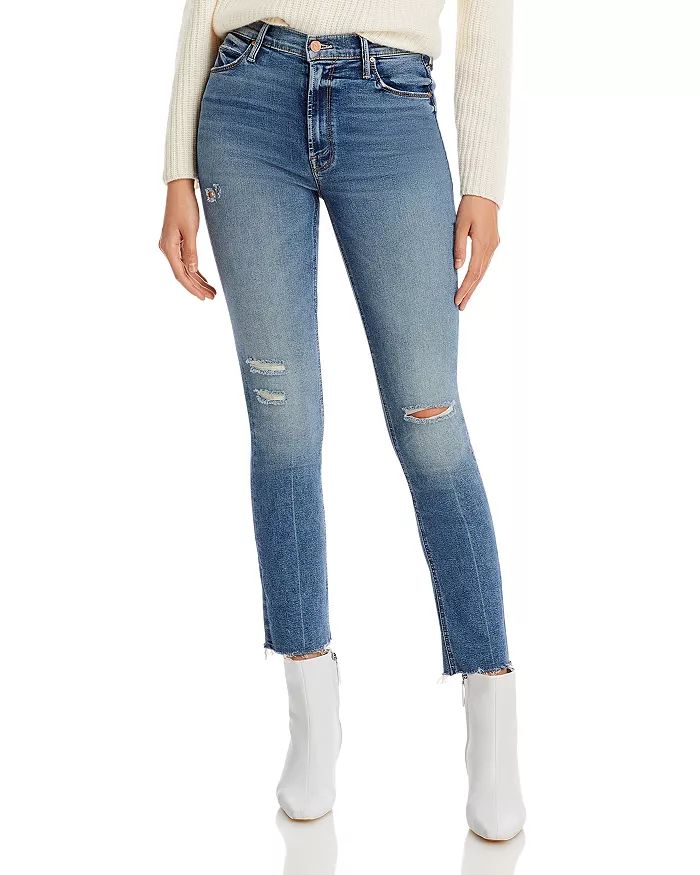 The Dazzler Mid Rise Ankle Straight Jeans in Going in Circles | Bloomingdale's (US)