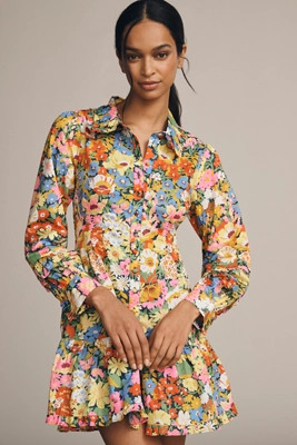 Love The Label x Liberty London Marketa Mini Shirt Dress | Anthropologie (US)