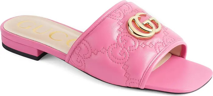 Jolie GG Matelassé Slide Sandal | Nordstrom
