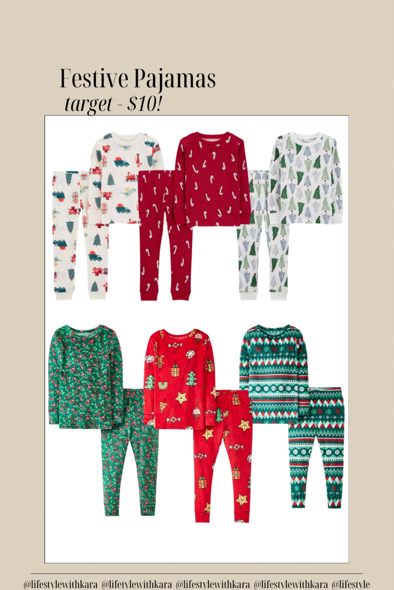These @target Christmas pajamas are just $10! Stocking up now while sizes are still in stock 😍

#LTKSeasonal #LTKHoliday #LTKBaby