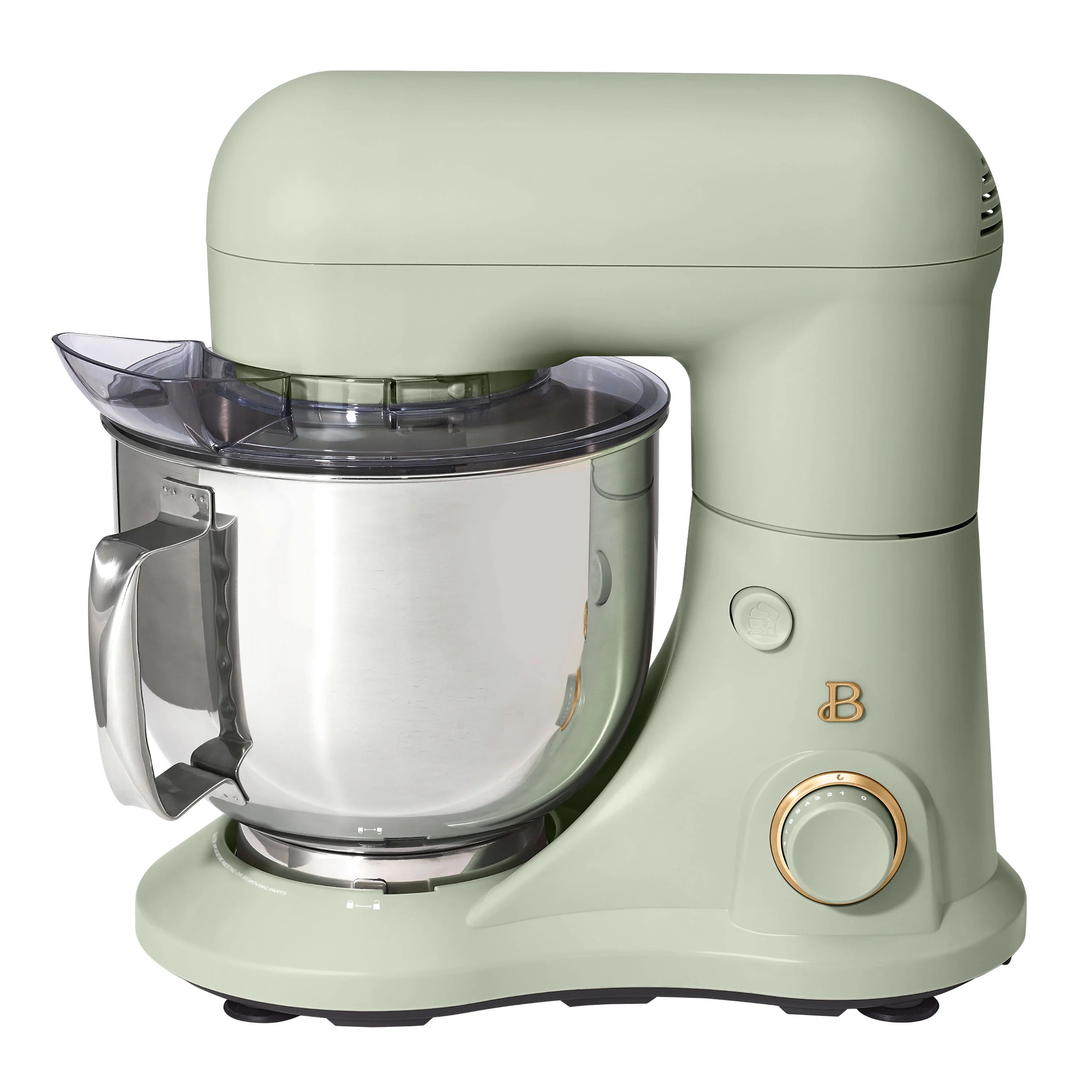 Beautiful 5.3 Qt Stand Mixer, Sage Green with Flat Beater, Dough Hook, Balloon Whisk | Walmart (US)