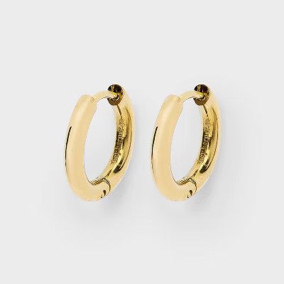 Hey Harper Waterproof Mini Hoop Earrings - Gold | Target