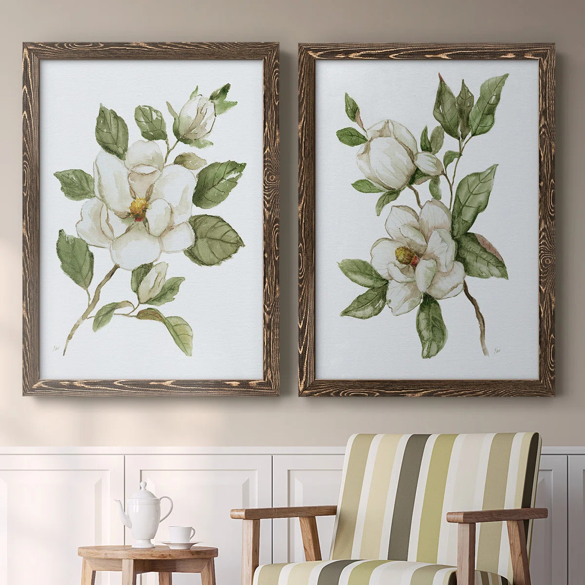 " Magnolia Morning I " 2 - Pieces | Wayfair North America