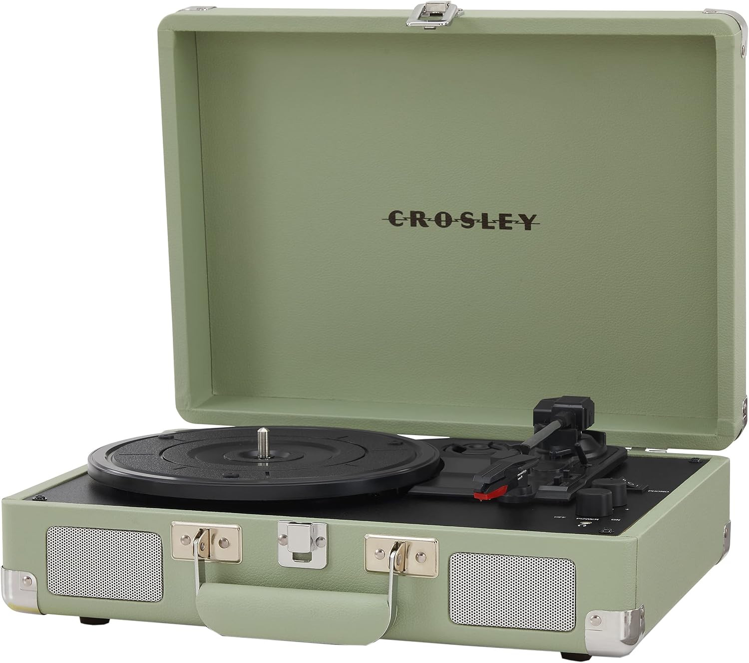 Crosley CR8005F-MT Cruiser Plus Vintage 3-Speed Bluetooth in/Out Suitcase Vinyl Record Player Tur... | Amazon (US)