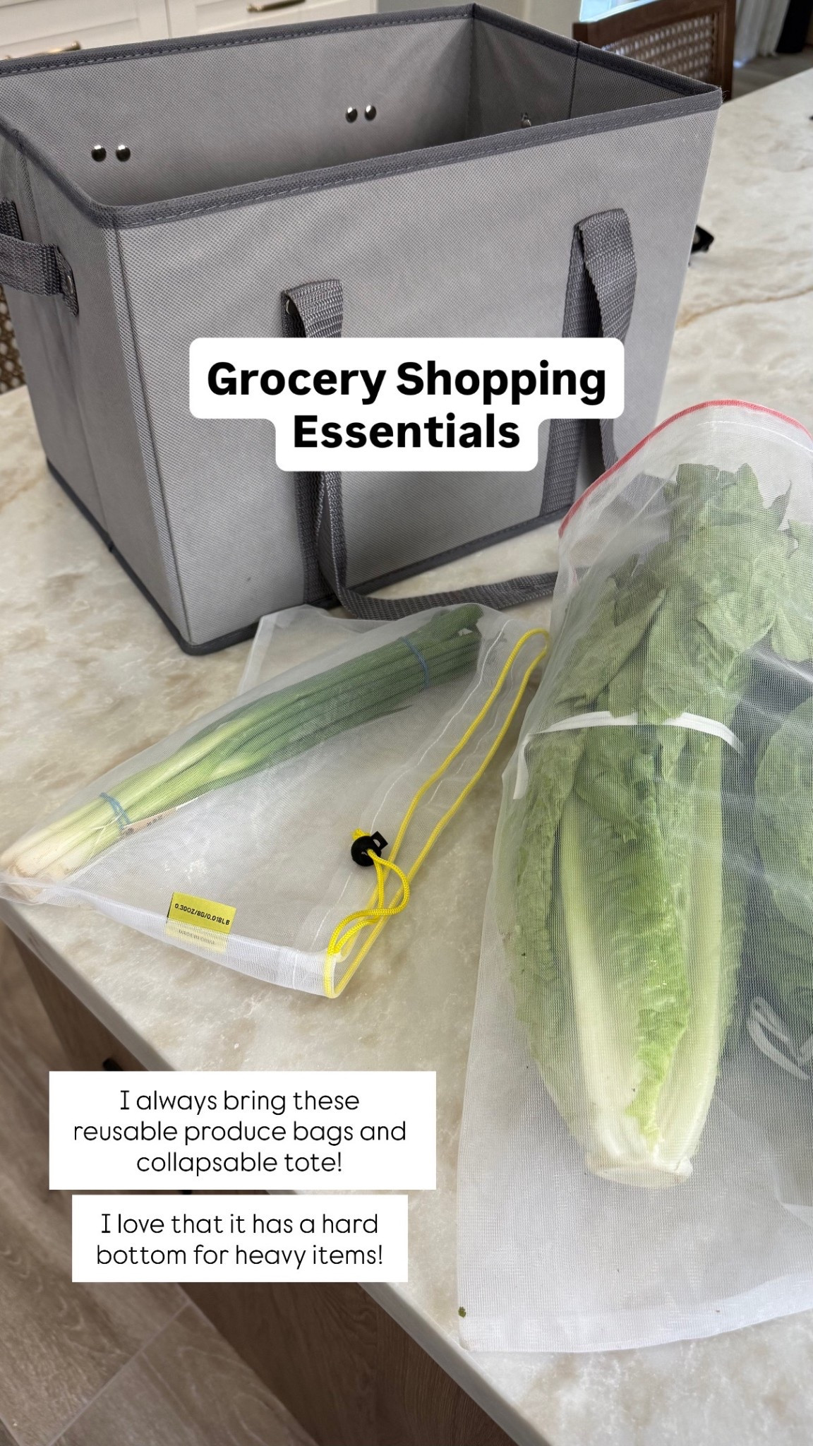 Grocery shopping essentials! I like to reduce plastic wherever I can so I opt to bring these reusable produce bags along with me! 

They come in multiple sizes and can easily be washed when needed. 

I also use these collapsable totes for EVERYTHING!! I love the hard bottom for heavy items and the carrying handles. 
•
•
Clean kitchen, grocery shopping, reusable food storage, reusable tote, reusable bag, reusable produce bags, tote bag, hard bottom bag, carry all tote

#LTKdayinmylife #LTKfoodie #LTKHome