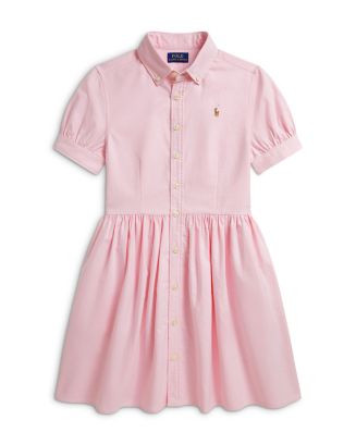 Ralph Lauren Girls' Cotton Oxford Shirtdress - Big Kid | Bloomingdale's Kids | Bloomingdale's (AU)