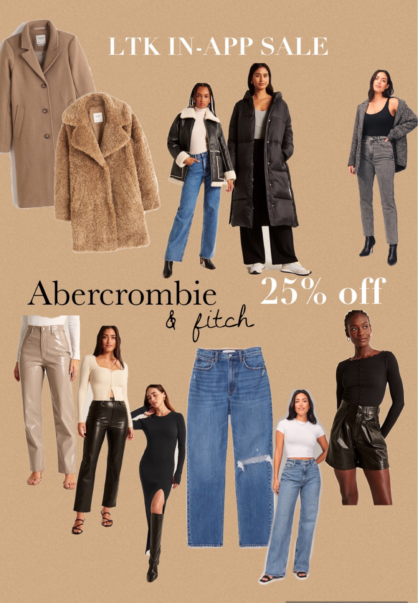 My favorite coats and bottoms from Abercrombie — 25% off with code AFLTK 

#LTKGiftGuide #LTKHoliday #LTKsalealert