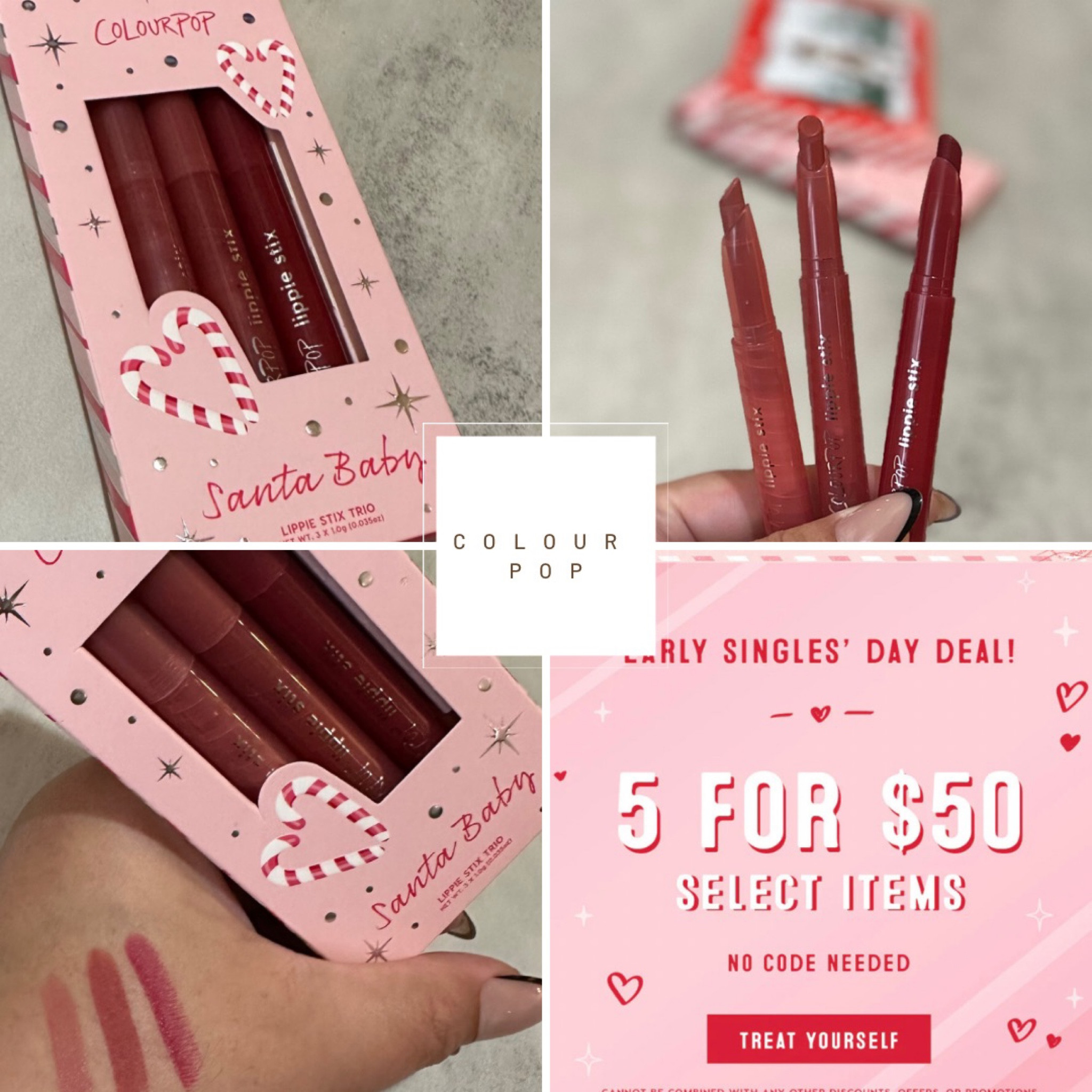 HAPPY SINGLES' DAY! 11.11
ALL MY SINGLE BESTIES 
COUPLE UP WITH THESE BESTSELLERS!
LIMITED TIME ONLY
✨5 SELECT ITEMS FOR $50✨
Don’t miss this BIG savings!💸
#cppartner #selfpurchased

#LTKfindsunder50 #LTKGiftGuide #LTKHolidaySale