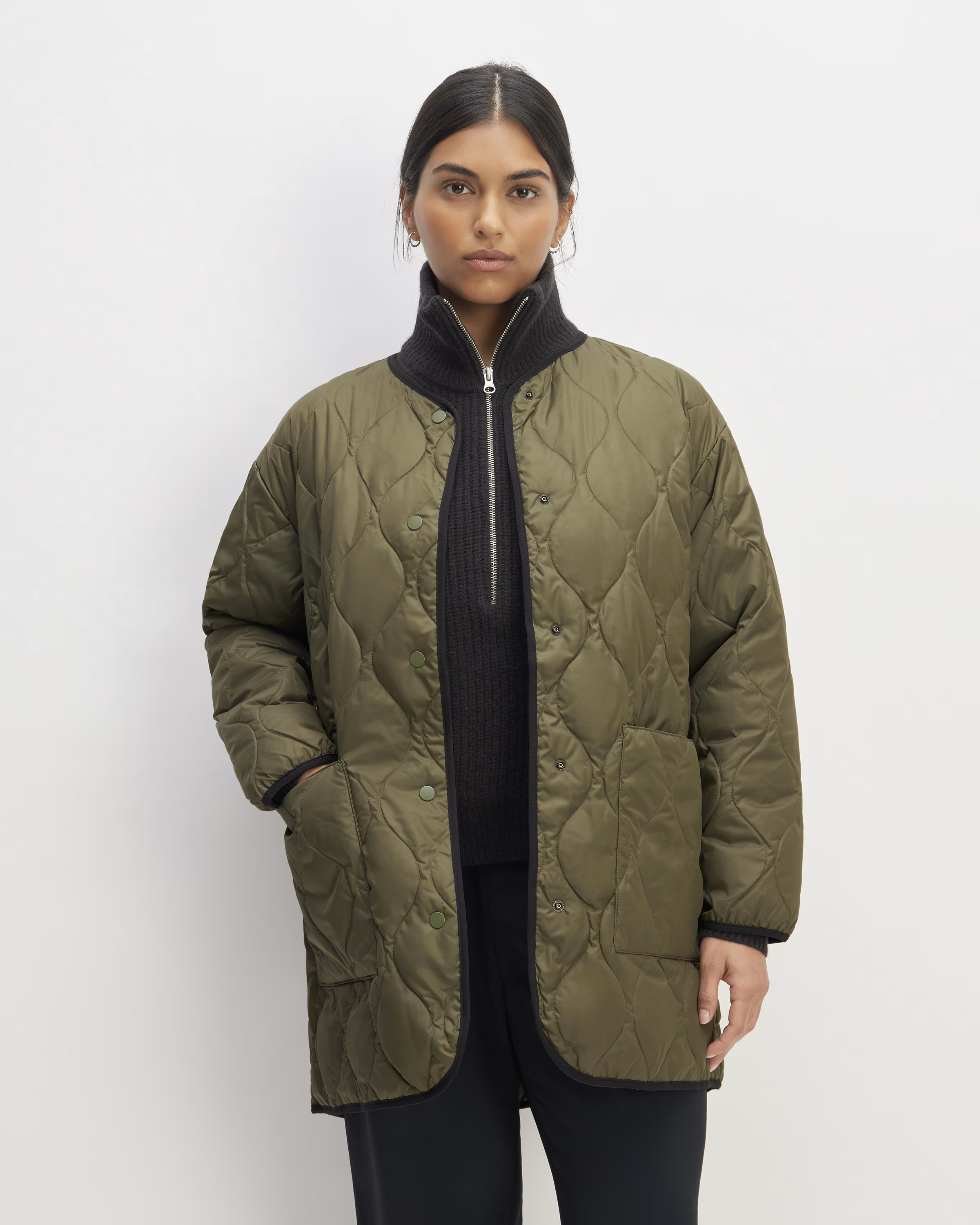 The ReNew Quilted Mid-Length Liner | Everlane