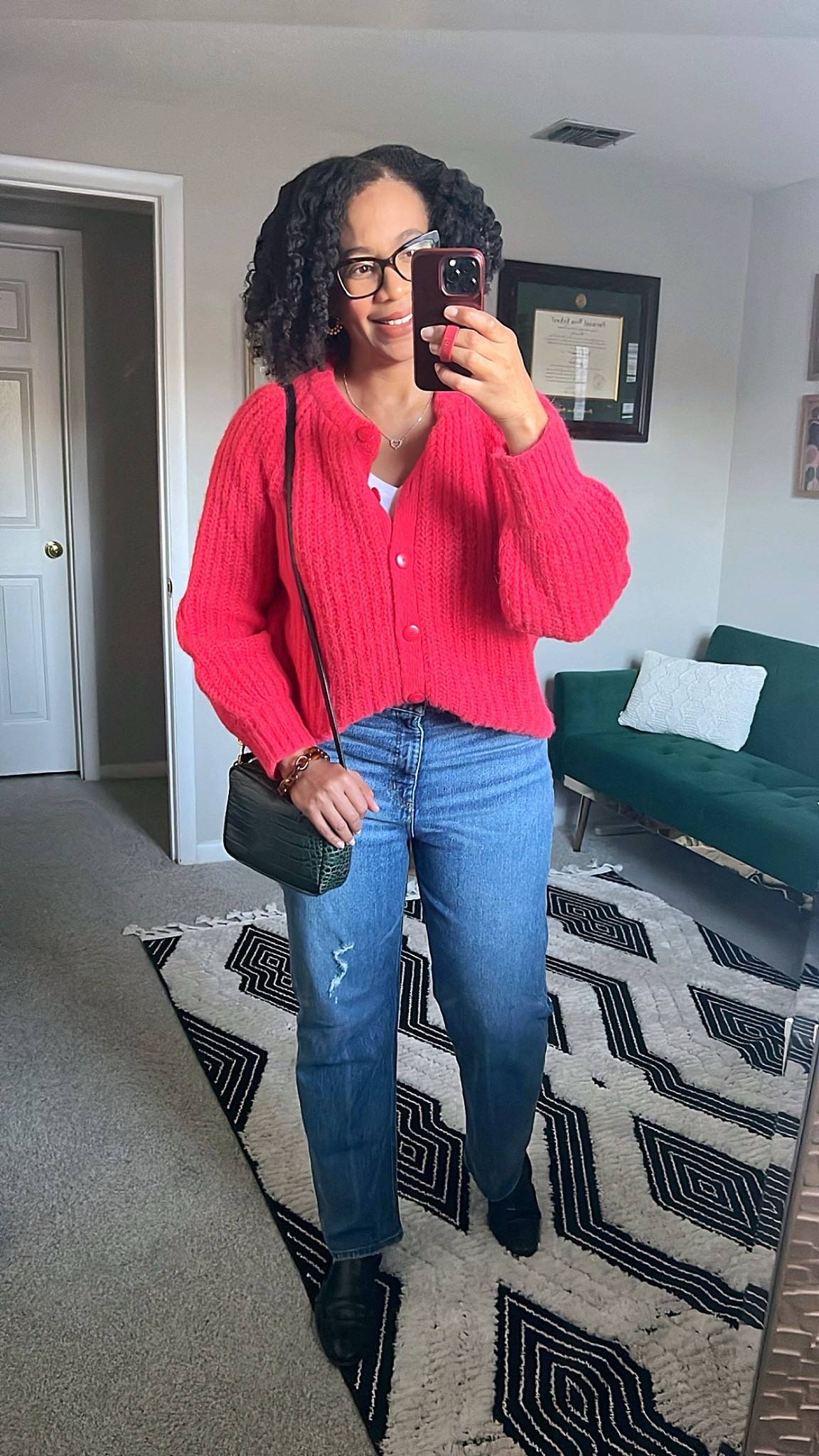 Outfits Lately - Sunday Church OOTD

Sunday Church Outfit of the Day

Sézane Emile Cardigan, medium
Layering Tee, medium
Loft Wide leg jeans, size 8
Shoes, true to size (I wear a 10)
Purse, Clare V Midi Sac (old)

My layering tee, purse and shoes are old, but I linked similar pieces. 

Sunday outfit, church outfit, Sunday Best, Sunday church outfit, winter outfits, wide leg jeans, chunky cardigan, business casual, winter sweater, Sezane winter style, Sunday Brunch Look

#LTKStyleTip #LTKWorkwear #LTKFindsUnder100 #LTKOver40 #LTKMidsize