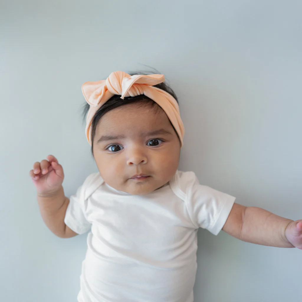 Knotted Bow Headband in Canyon | Kyte Baby