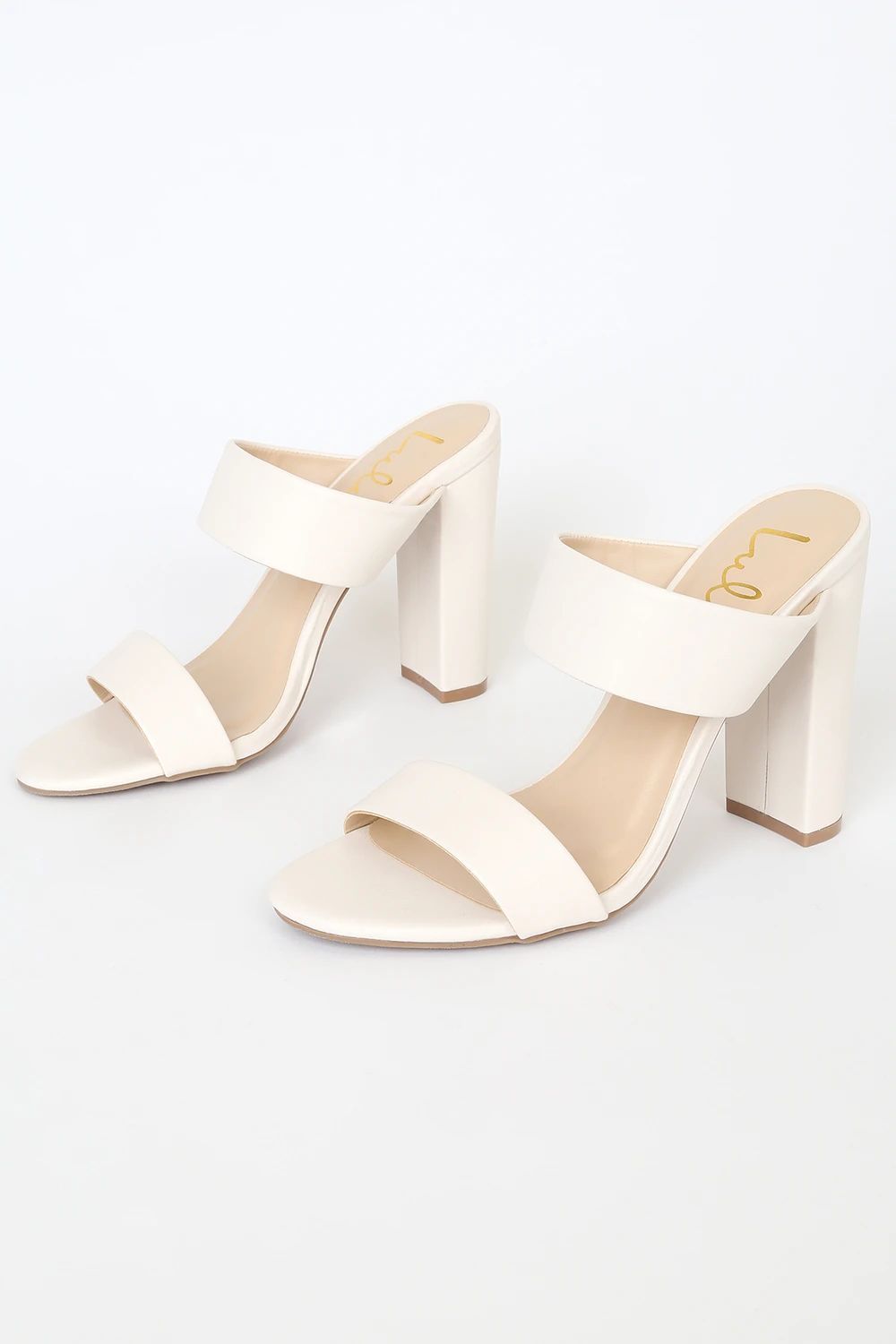 Marlowe Off White High Heel Sandals | Lulus (US)