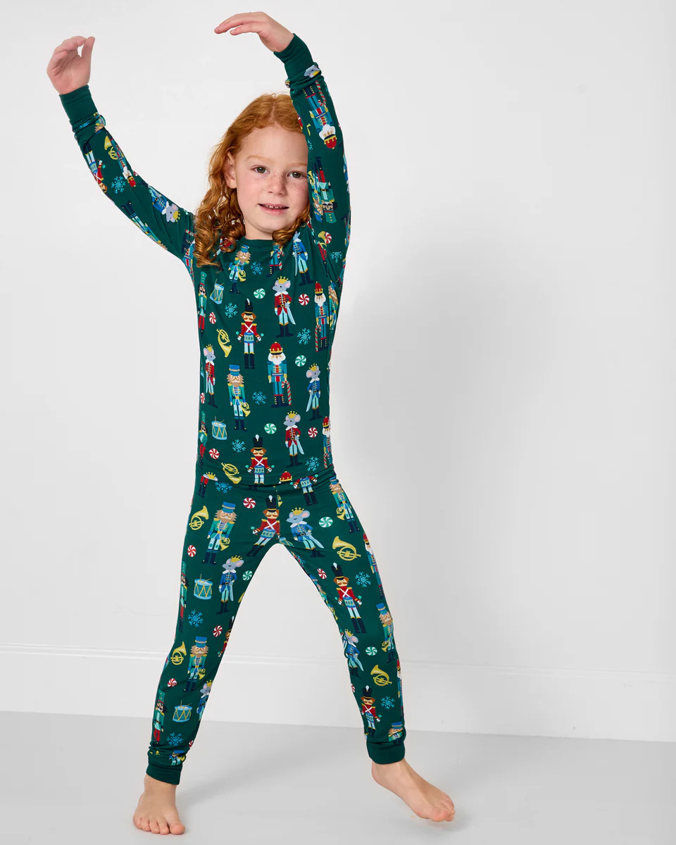 Nutcracker March Two-Piece Pajama Set | Little Sleepies
