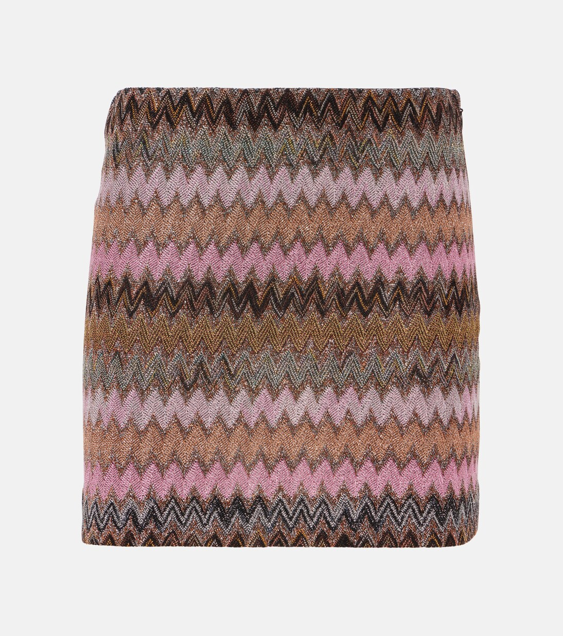 Zigzag lamé miniskirt | Mytheresa (US/CA)