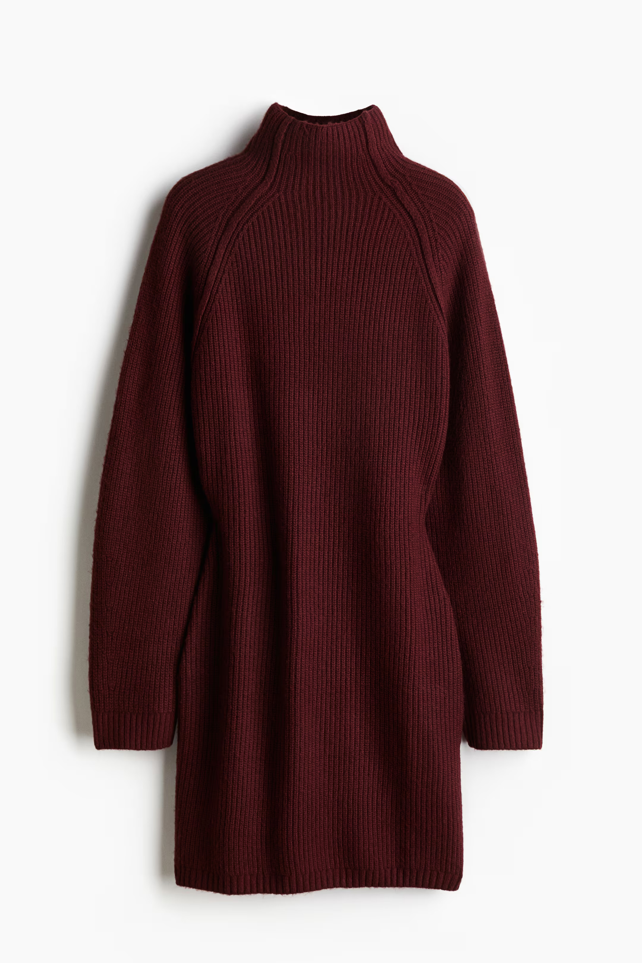 Rib-Knit Mock Turtleneck Dress | H&M (US + CA)