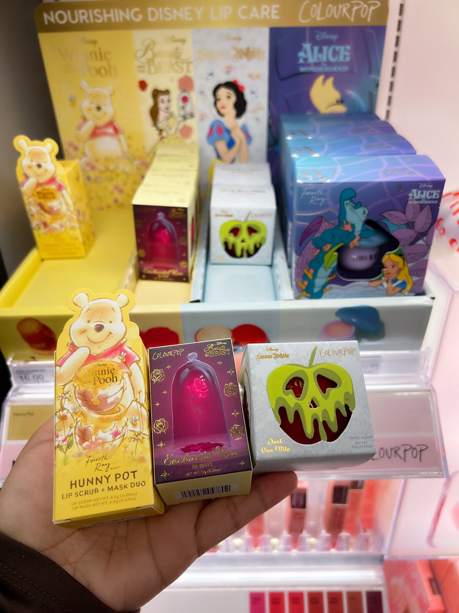 Colourpop X Disney at Target! 
🍯 🌹 🍎 🍄‍🟫 

#makeup #beauty #lips #makeup #gloss #targetfinds #targetbeauty #lipscrub #disney #disneymakeup #belle #beautyandthebeast #winniethepooh #aliceinwonderland #snowwhite

#LTKBeauty #LTKSeasonal