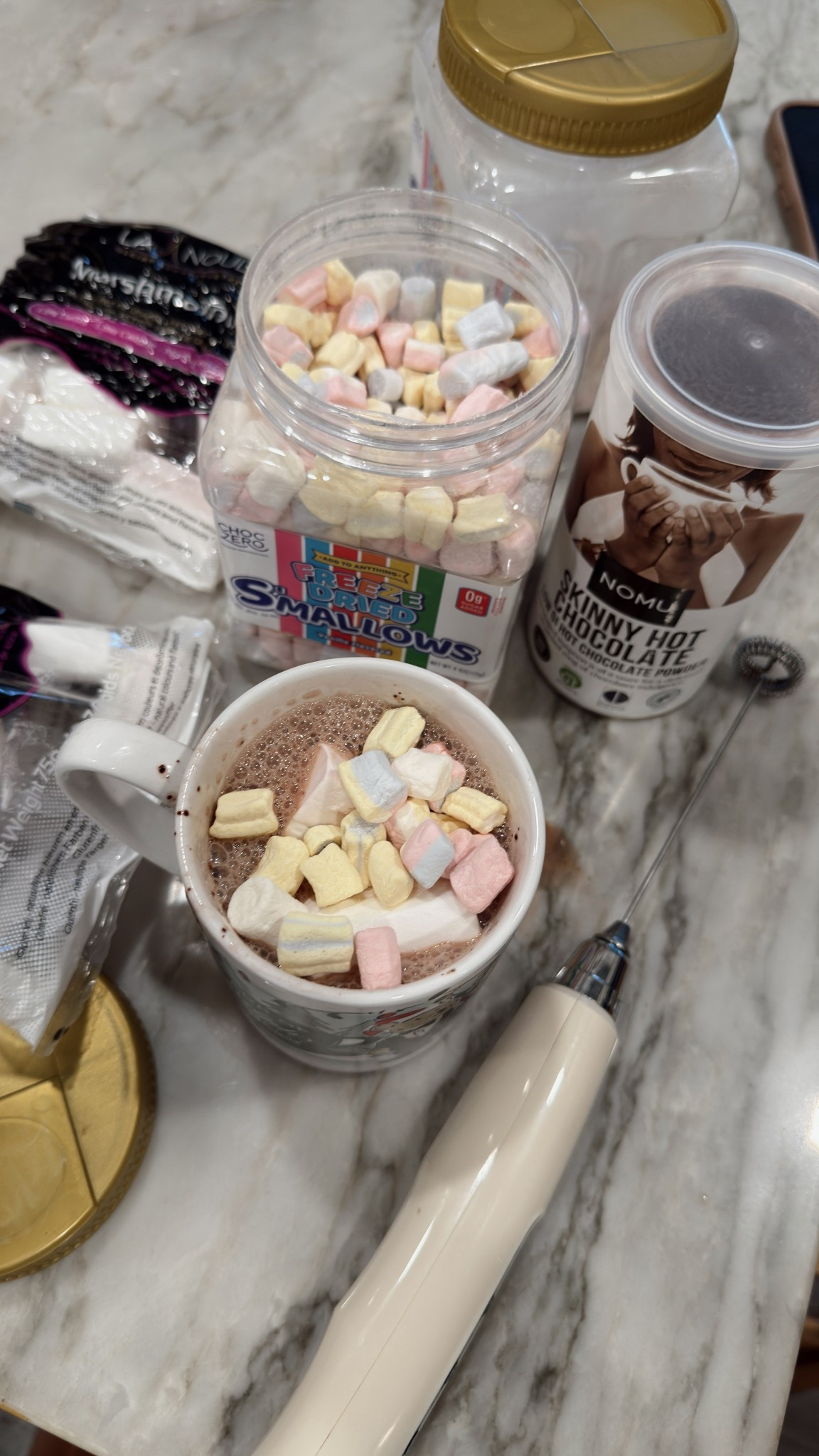 This KETO SUGAR FREE LOW-CARB HOT CHOCOLATE with KETO marshmallows are such a treat! I am completely obsessed with it and I have it everyday during the holidays! 

#LTKfoodie #LTKFindsUnder50 #LTKHoliday