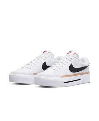 Nike Women's Court Legacy Lift Platform Casual Sneakers from Finish Line & Reviews - Finish Line ... | Macys (US)
