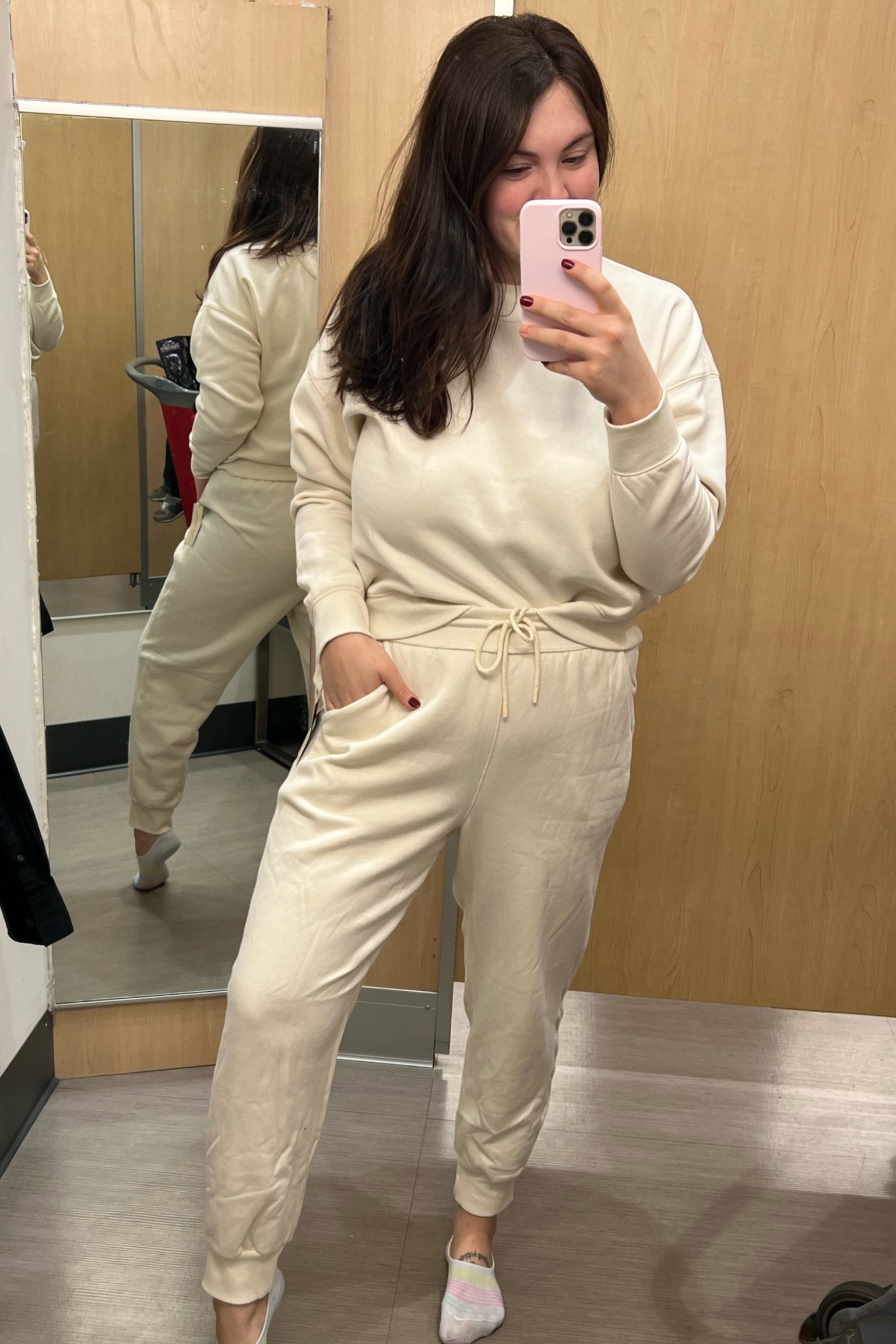 Love this set! I recommend sizing up one in the top, it’s cropped!

Womens style, loungewear set, neutral outfit, capsule wardrobe, gifts for her, target style

#LTKunder50 #LTKsalealert #LTKGiftGuide