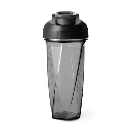 YETI Yonder Helimix Vortex Blender Shaker Bottle Holds up to 27oz | No Blending Ball or Whisk | USA Made | Portable Pre Workout Whey Protein Drink Shaker Cup | Dishwasher Safe, Charcoal | Amazon (US)