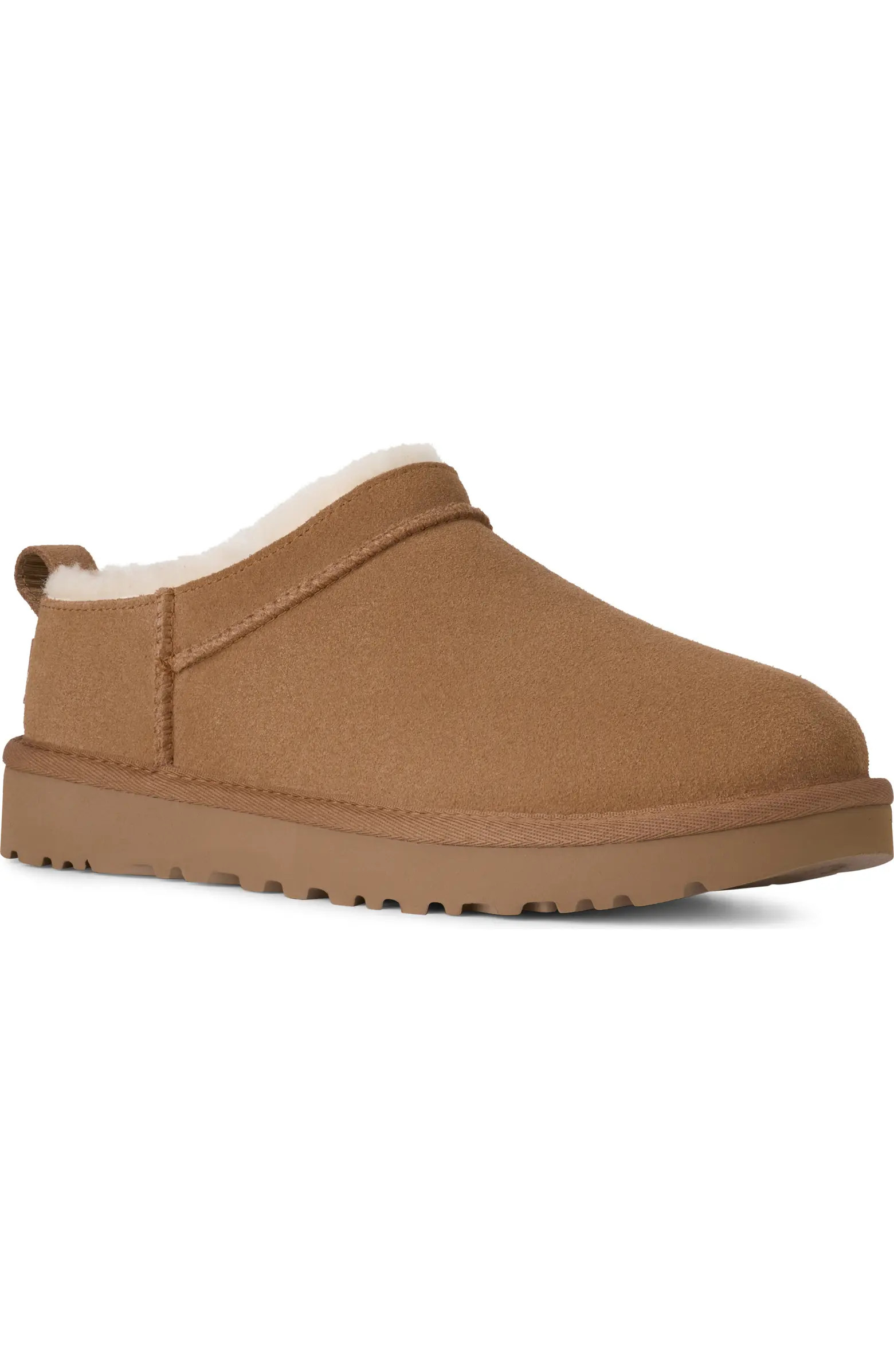 UGG® Classic Micro Genuine Shearling Slipper (Women) | Nordstrom | Nordstrom