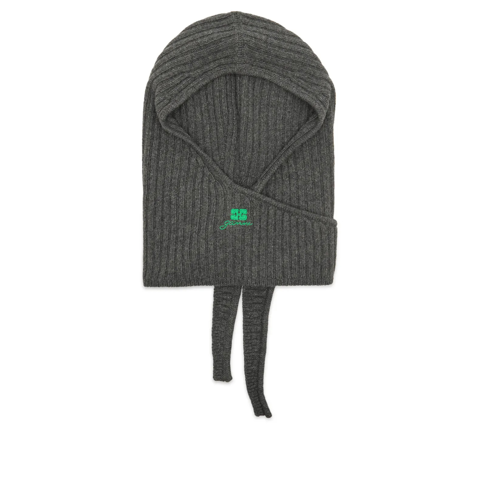 GANNI Core Future Wool Knit Balaclava | END. Clothing