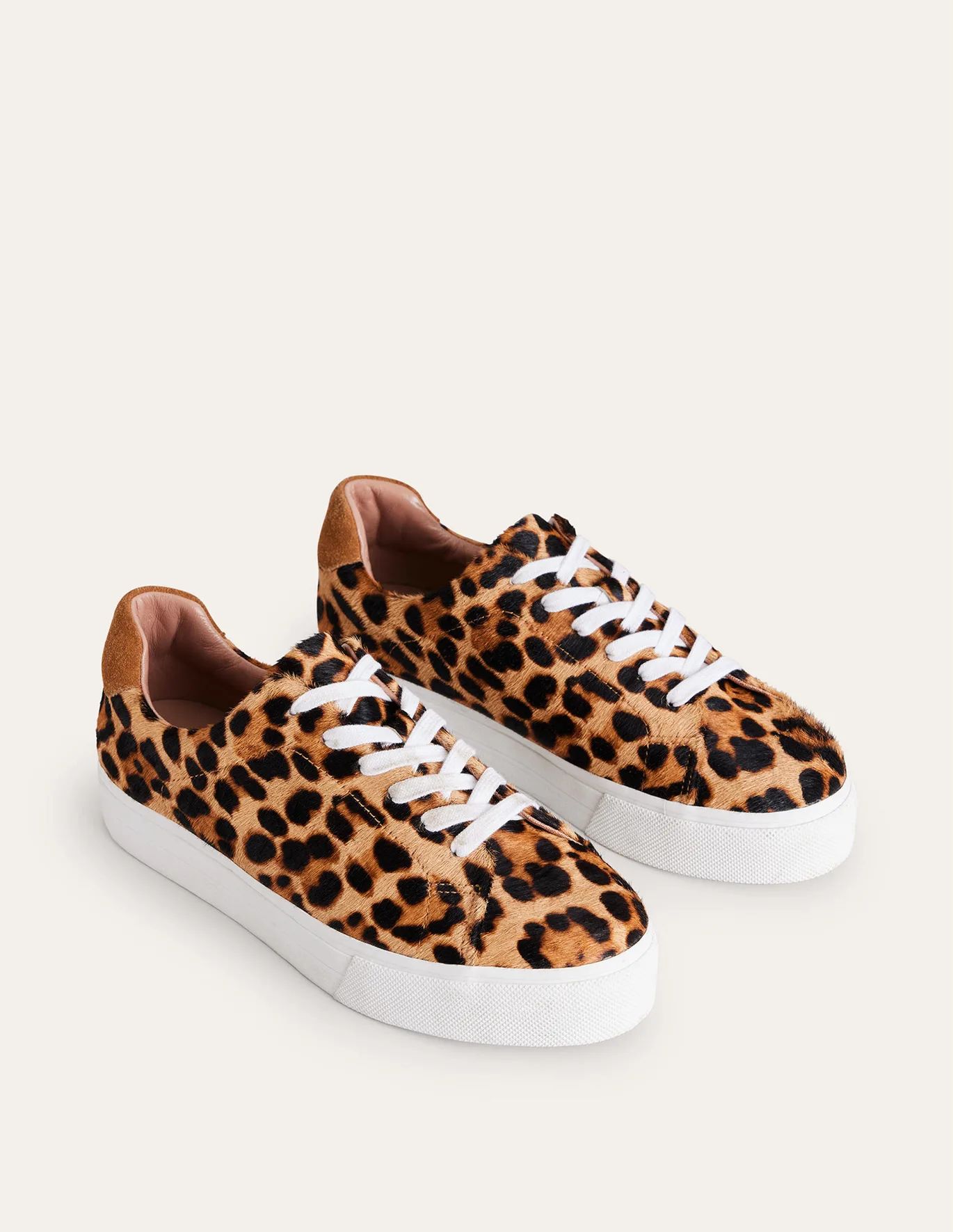Leather Flatform Sneakers | Boden (US)