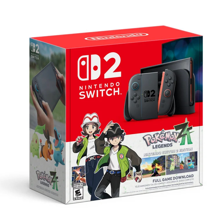 Nintendo Switch 2 + Pokemon Legends: Z-A - Nintendo Switch 2 Edition Bundle | Walmart (US)