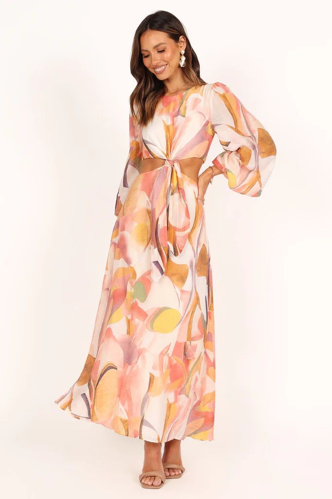 Laquin Long Sleeve Maxi Dress - Pink | Petal & Pup (US)