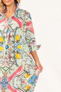 Mint Chinois© Shirt Dress Long | House Of MBR