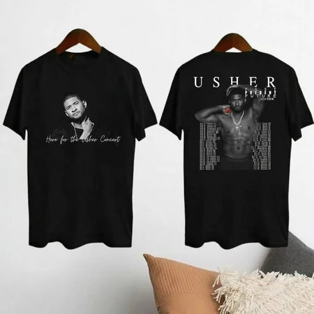 NEW BRAND Tour 2024 Usher Past Present Future Shirt Usher Concert 2024 Shirt Usher Fan Gift Usher Shirt Usher Tour Merch Usher 90s Vintage Shirt | Walmart (US)
