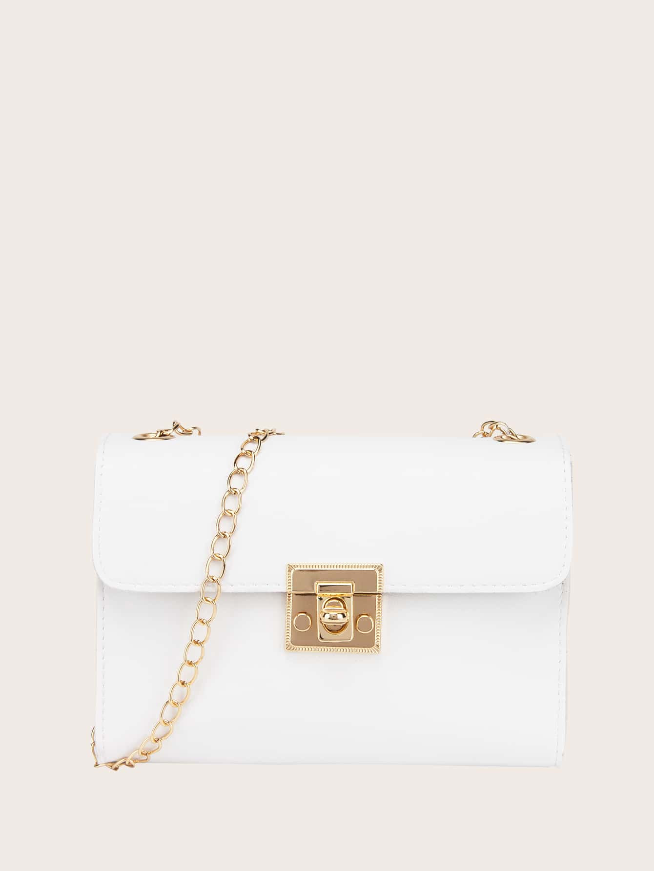 Minimalist Flap Chain Crossbody Bag | SHEIN