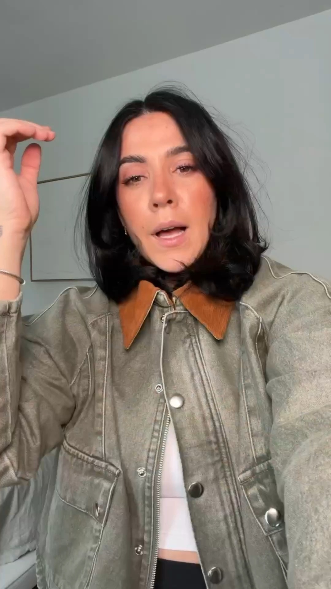 The cutest trending denim cropped jacket from Amazon! The denim runs slightly bigger 
Size L 

#LTKootd #LTKSeasonal #LTKMidsize