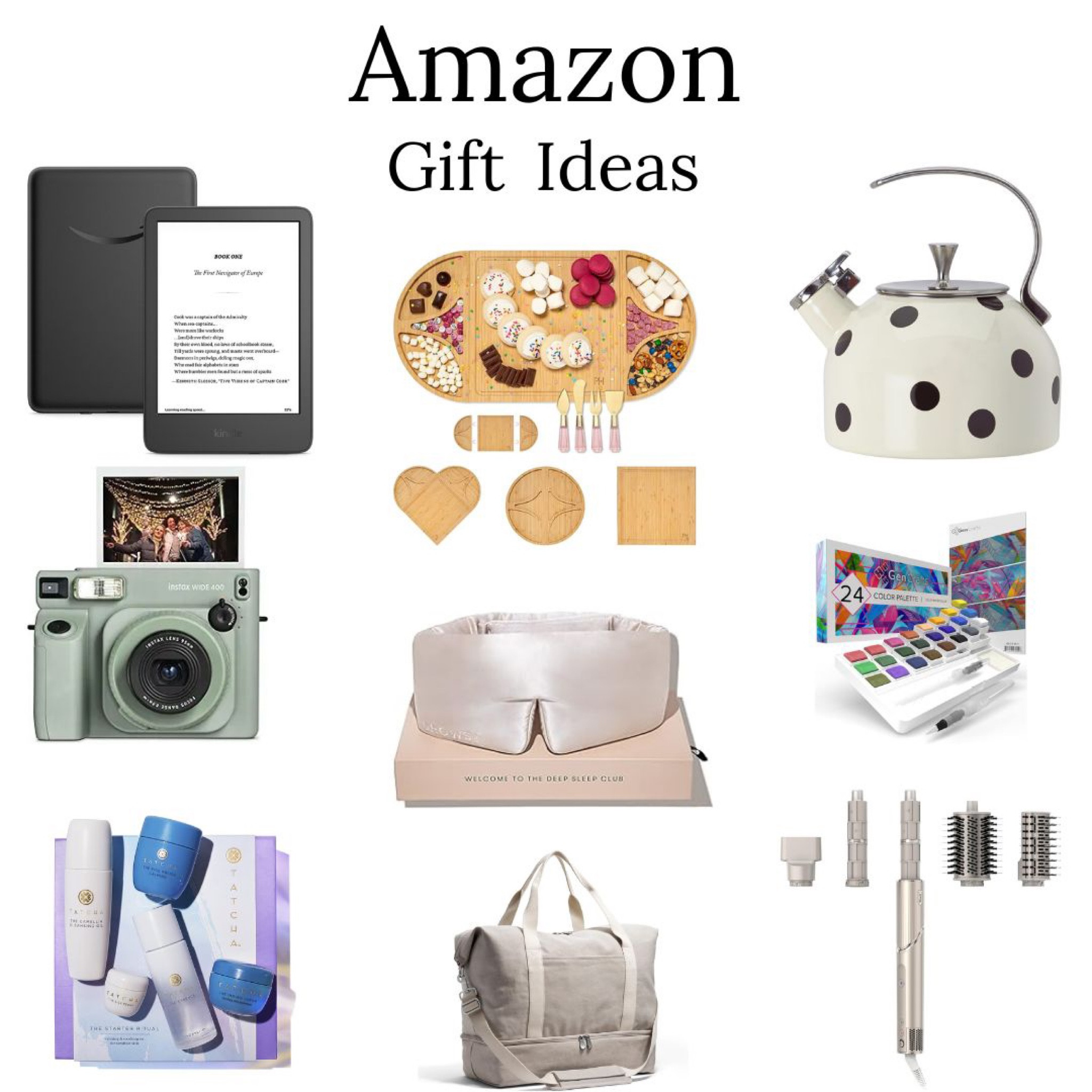 Amazon Gift Guide🎁


amazon finds, holiday gift guide, holiday gifts, gift ideas, gifts for her, skincare, beauty tools, travel bag, hair tools, teapot, charcuterie board, holiday shopping, instant camera 


#LTKGiftGuide #LTKHoliday #LTKSaleAlert