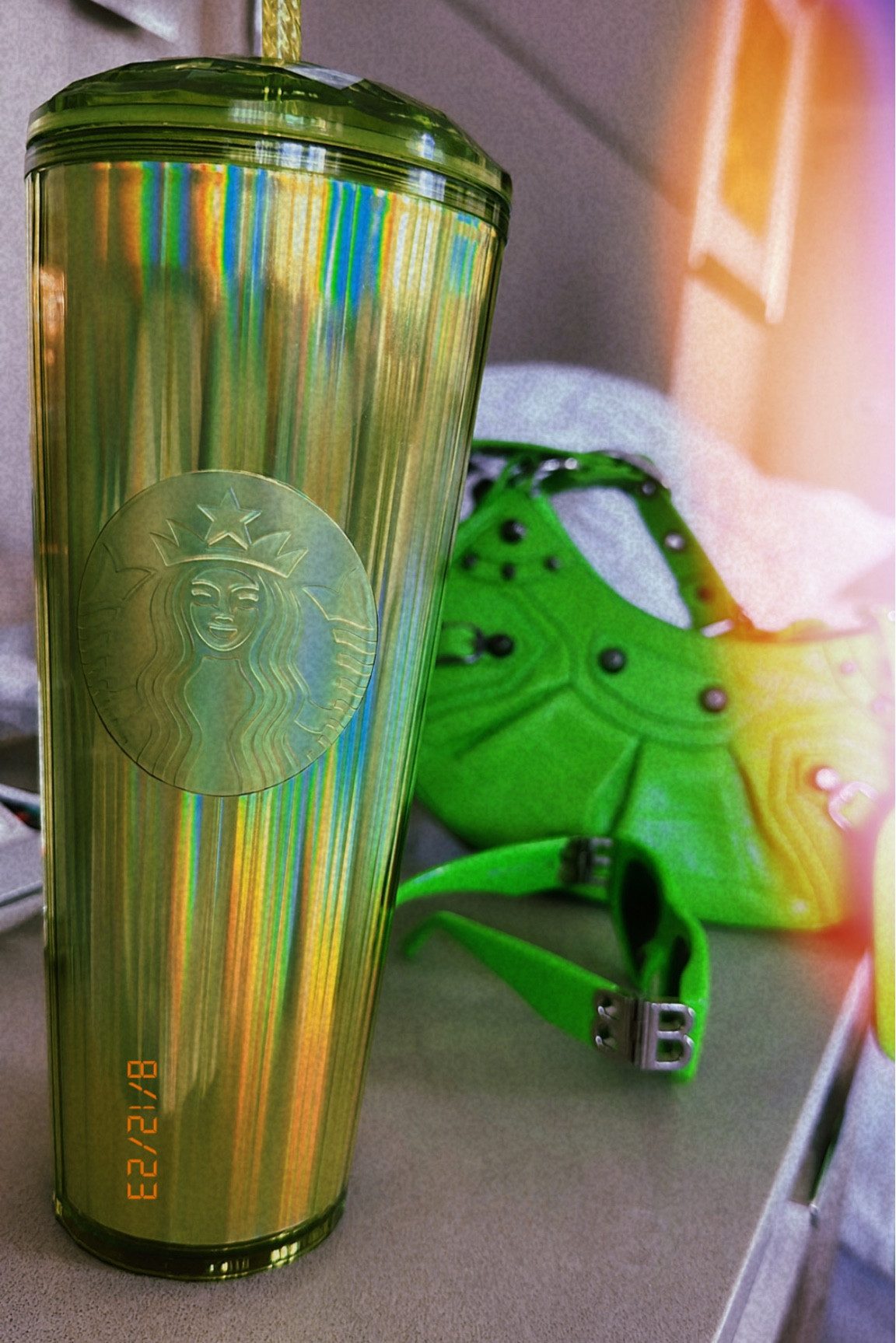 Travel Essentials. Starbucks cup for every city or island. Sunglasses and handbag. Shop the look today. 