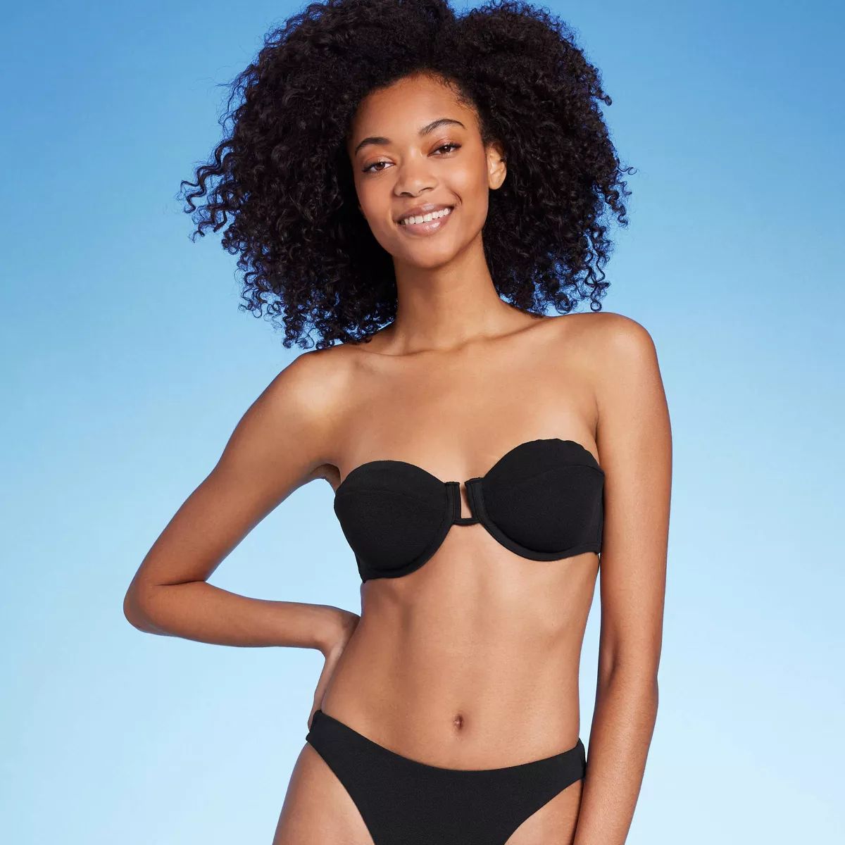 Women's Balconette Underwire Crepe Bikini Top - Shade & Shore™ | Target