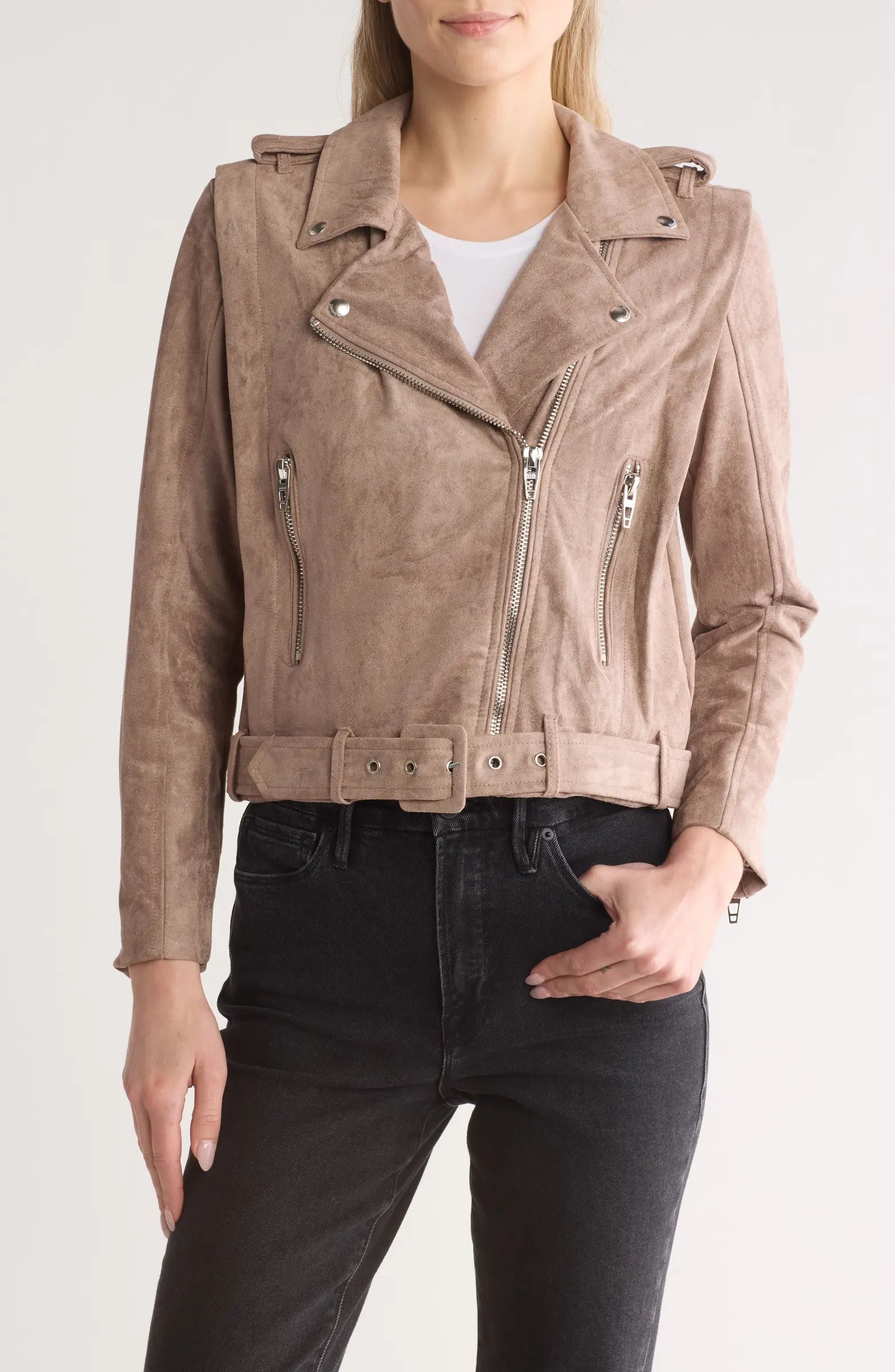 BLANKNYC Faux Suede Moto Jacket | Nordstromrack | Nordstrom Rack