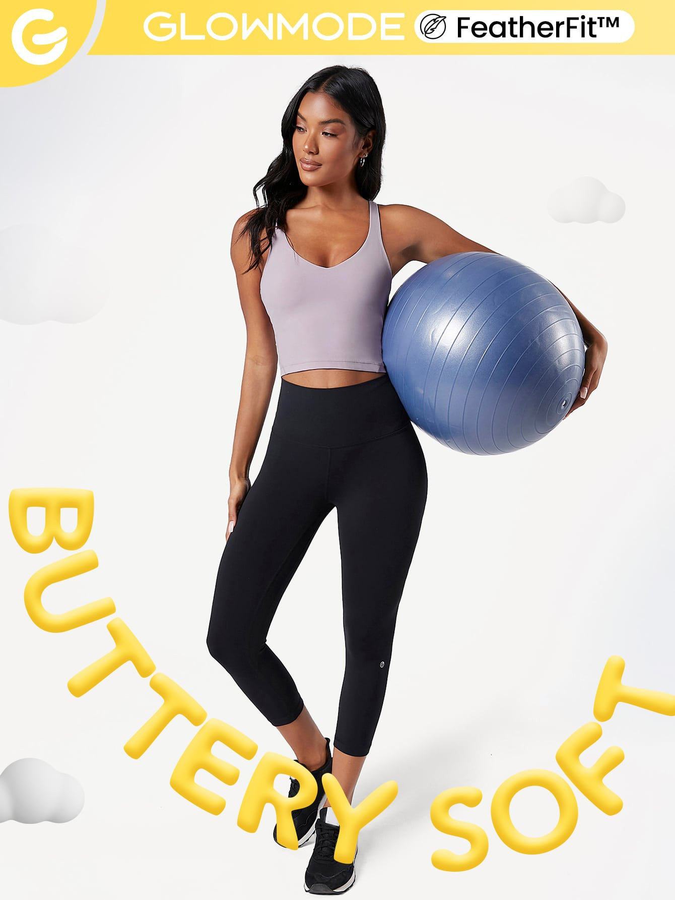 GLOWMODE FeatherFit™ Active Tank | SHEIN