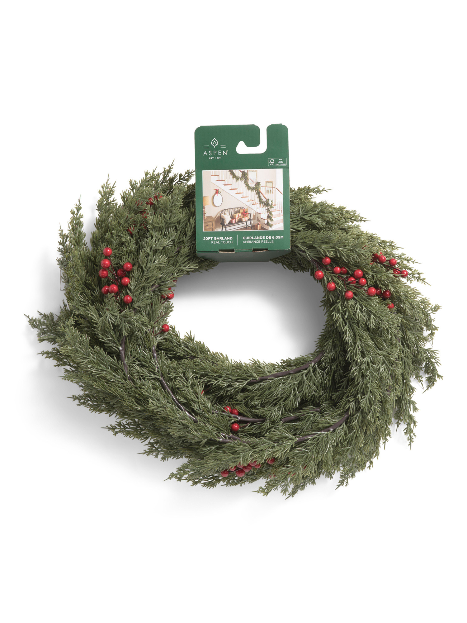 20ft Real Touch Garland | Plants & Planters | Marshalls | Marshalls