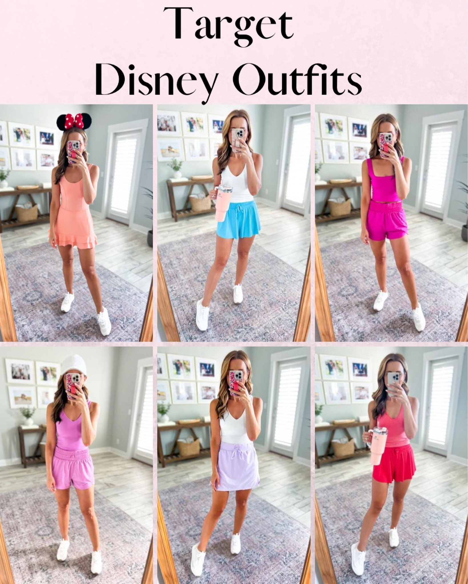 Target Disney outfits. Theme park outfits. Target activewear. Target running shorts. Target athletic dress. Baseball mom. Mom outfits. Casual outfits. Casual style. Summer outfits. Athleisure. Wearing XS in each. Shoes are TTS.

#LTKfit #LTKshoecrush #LTKtravel