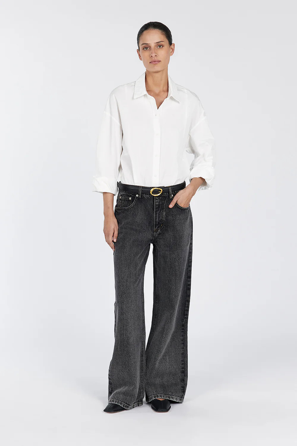 MAX WHITE COTTON SHIRT | DISSH