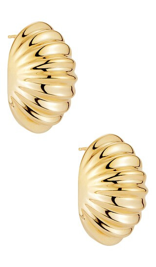 Snail Earring in 14k Yellow Gold Plated | Revolve Clothing (Global)