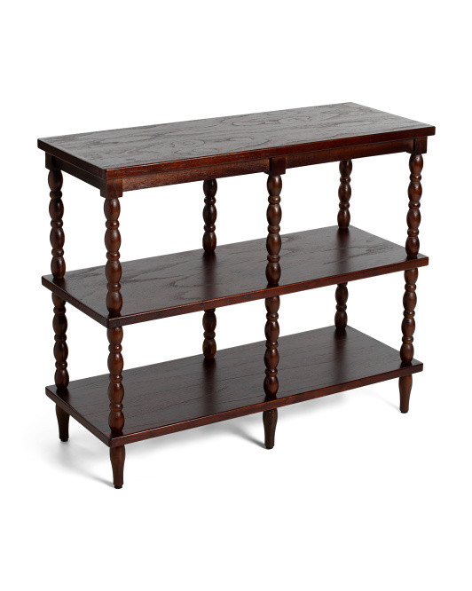 38x32x15 Nora Spindle Shelf | Furniture & Lighting | Marshalls | Marshalls