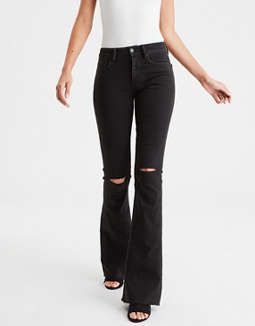 AE Denim X High-Waisted Slim Flare Jean | American Eagle Outfitters (US & CA)