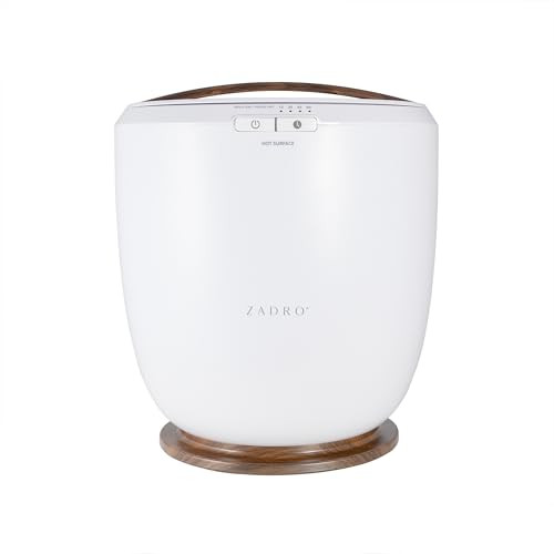 Zadro Countertop Towel Warmer, White/Oak | Amazon (US)