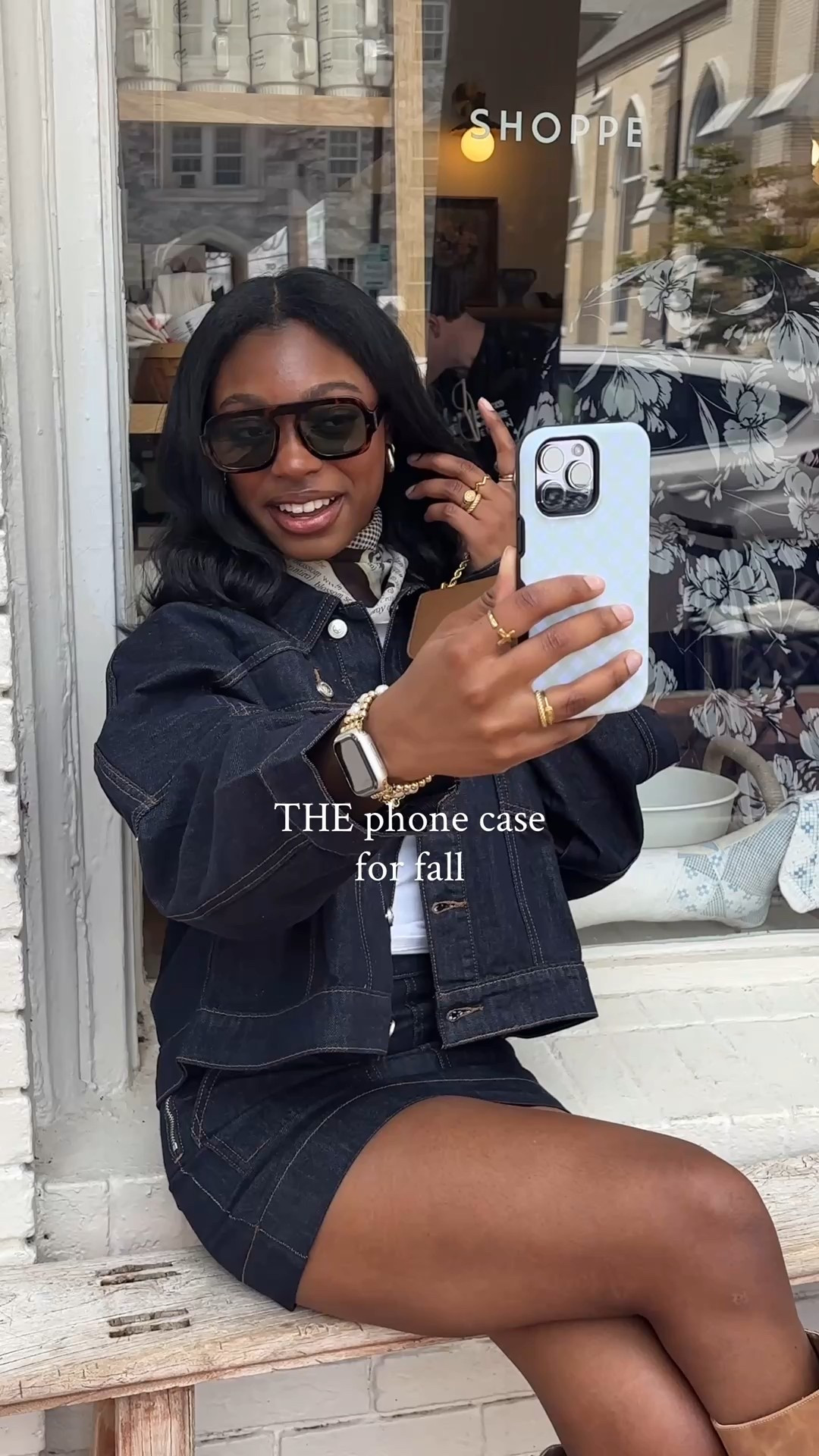 The absolute cutest denim set from Princess Polly, a staple for fall. Cutie phone case from casely 

#LTKStyleTip #LTKShoeCrush #LTKItBag