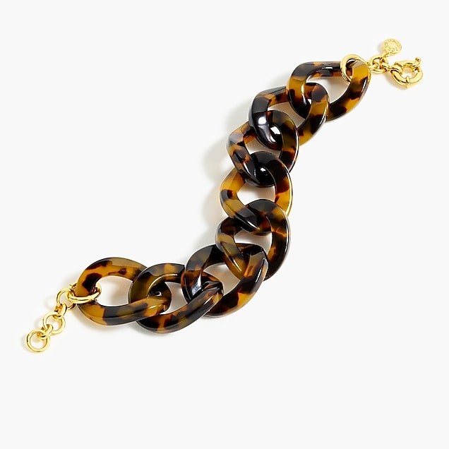 Tortoise chainlink bracelet | J. Crew US