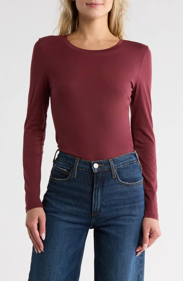 Nordstrom Crewneck Long Sleeve Pima Cotton T-Shirt | Nordstromrack | Nordstrom Rack