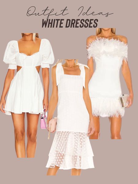White dresses bridal dresses polka dot dress 

#LTKwedding #LTKunder100 #LTKstyletip